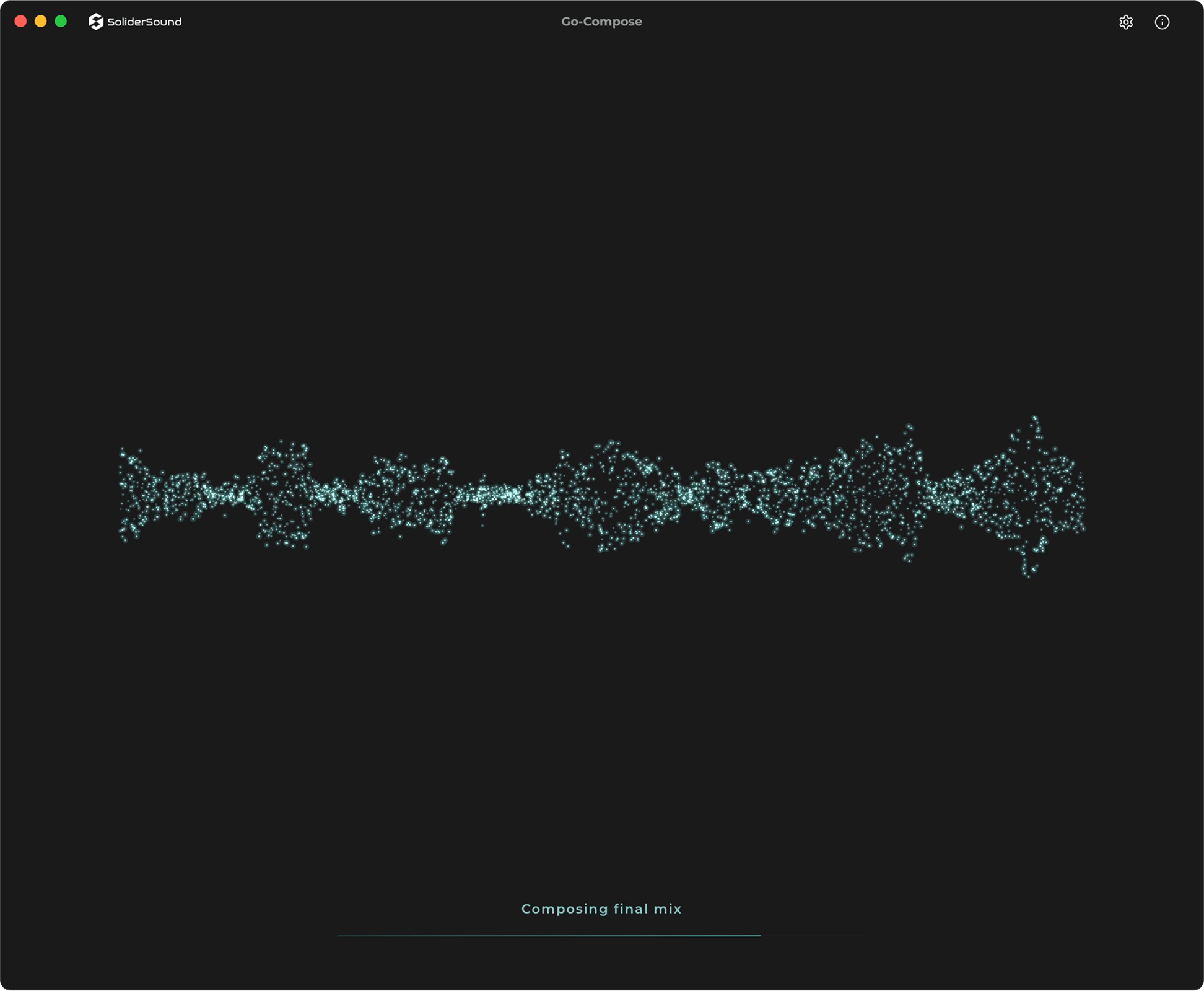 Go-Compose app — Composing final mix