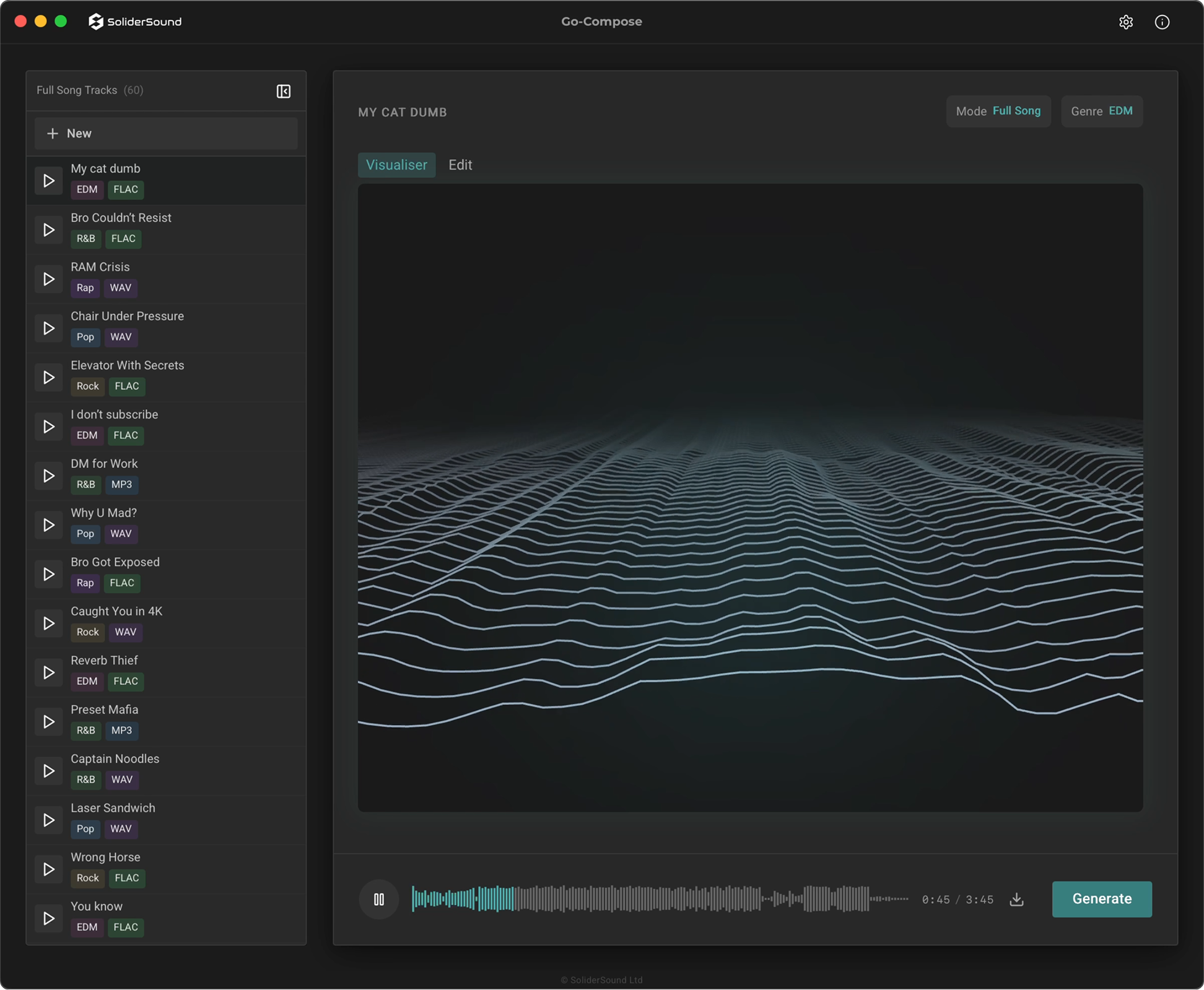 Go-Compose — App interface